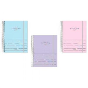 Agenda Espiral Planner Fluor Mix Soft 5679337 2024 Foroni - Envio de Capas Conforme Disponibilidade do Estoque