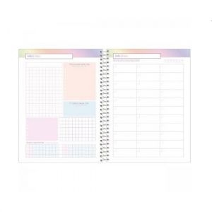 Agenda Espiral Planner Fluor Mix Soft 5679337 2024 Foroni - Envio de Capas Conforme Disponibilidade do Estoque