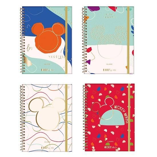 Agenda Espiral Planner Permanente Mickey Arts Jandaia - Envio de Capas Conforme Disponibilidade do Estoque