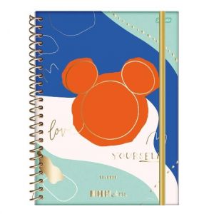 Agenda Espiral Planner Permanente Mickey Arts Jandaia - Envio de Capas Conforme Disponibilidade do Estoque