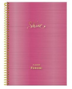 Agenda Espiral Planner Permanente Shine 5679175 Foroni - Envio de Capas Conforme Disponibilidade do Estoque