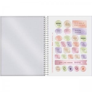 Agenda Espiral Planner Permanente Shine 5679396 Foroni - Envio de Capas Conforme Disponibilidade do Estoque