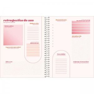 Agenda Espiral Planner Permanente Shine 5679396 Foroni - Envio de Capas Conforme Disponibilidade do Estoque