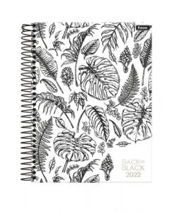 Agenda Espiral Planner Permanente Back To Black 5679167 Foroni - Envio de Capas Conforme Disponibilidade do Estoque