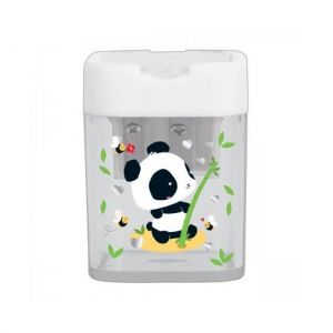 Apontador 2 Furos Com Depósito Panda Tilibra - Envio do Apontador Conforme Disponibilidade do Estoque