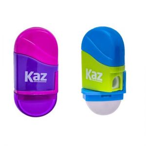 Apontador Com Borracha KZ617 Kaz - Envio da Cor Conforme Disponibilidade do Estoque