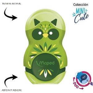 Apontador Com Borracha Loopy Mini Cute 049113 Maped - Envio do Apontador Conforme Disponibilidade do Estoque