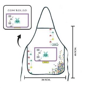 Avental Escolar Game 79903 Leo & Leo
