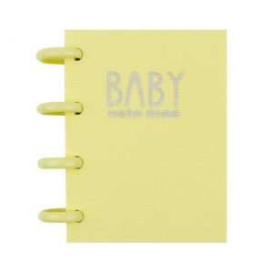 Baby Note Mee Mini Amarelo Baunilha Sem Pauta