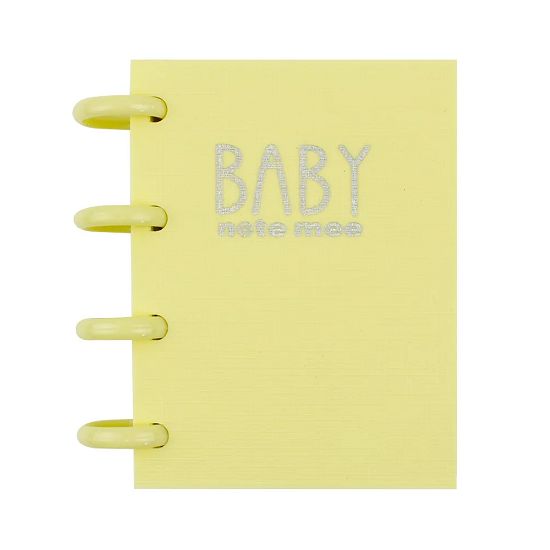 Baby Note Mee Mini Amarelo Baunilha Sem Pauta