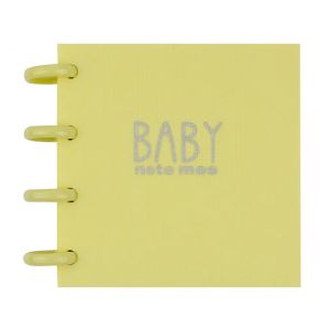 Baby Note Mee Pequeno Amarelo Baunilha Sem Pauta