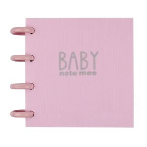 Baby Note Mee Pequeno Rosa Chiclete Pontilhado