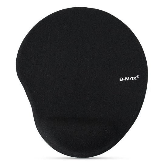 Base Para Mouse Com Apoio Para Pulso Gel Preto Bmax