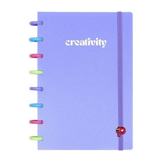 Caderno A5 Colorful Creativity 80 Folhas Pop Disc