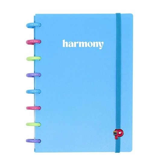 Caderno A5 Colorful Harmony 80 Folhas Pop Disc