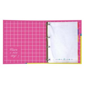 Caderno Argolado Colegial (Médio) Com Elástico Hello 3410 Dac