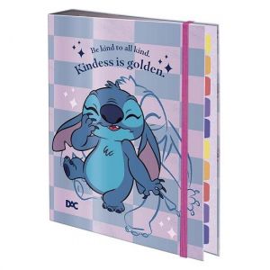 Caderno Argolado Colegial (Médio) Com Elástico Stitch 4076 Dac