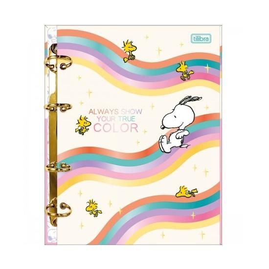 Caderno Argolado Colegial (Médio) Snoopy Tilibra