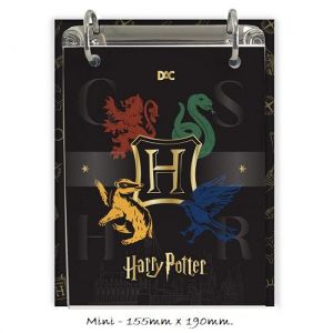 Caderno Argolado Mini Com Fichas Harry Potter 4181 Dac