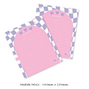 Caderno Argolado Mini Com Fichas Lume 4386 Dac