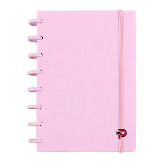 Caderno Breeze A5 Rosa Pastel Pop Disc