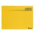 Caderno Brochura 1/4 ( Pequeno ) 48 Folhas Capa Dura Caligrafia Horizontal Amarelo 2149 Tamoio