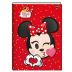 Caderno Brochura 1/4 (Pequeno) 80 Folhas Capa Dura Disney Emoji Jandaia - Envio de Capas Conforme Disponibilidade do Estoque