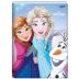 Caderno Brochura 1/4 (Pequeno) 80 Folhas Capa Dura Frozen Jandaia - Envio de Capas Conforme Disponibilidade do Estoque