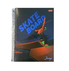 Caderno Espiral 1/4 (Pequeno) 80 Folhas Capa Dura Jump 3080080 Foroni - Envio de Capas Conforme Disponibilidade do Estoque