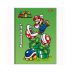 Caderno Brochura 1/4 (Pequeno) 80 Folhas Capa Dura Super Mario 4095072 Foroni - Envio de Capas Conforme Disponibilidade do Estoque