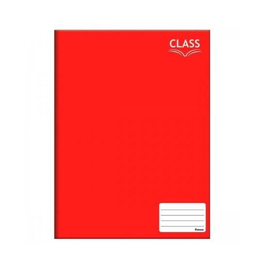 Caderno Brochura 1/4 (Pequeno) 96 Folhas Capa Dura Vermelho 3589357 Foroni