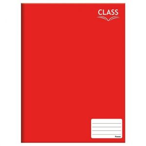 Caderno Brochura Universitário (Grande) 48 Folhas Capa Dura Vermelho 3589217 Foroni