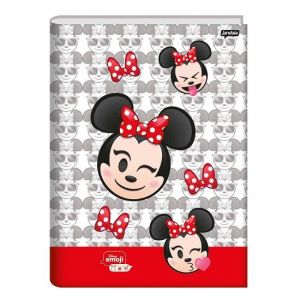 Caderno Brochura Universitário (Grande) 80 Folhas Capa Dura Disney Emoji Jandaia - Envio de Capas Conforme Disponibilidade do Estoque