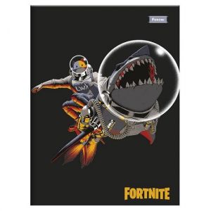 Caderno Brochura Universitário (Grande) 80 Folhas Capa Dura Fortnite 4064878 Foroni - Envio de Capas Conforme Disponibilidade do Estoque