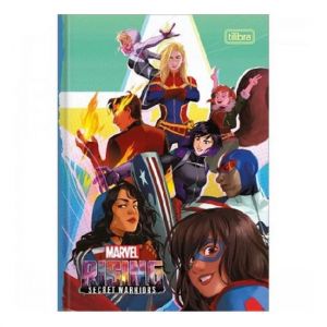 Caderno Brochura Universitário (Grande) 80 Folhas Capa Dura Marvel Tilibra - Envio de Capas Conforme Disponibilidade do Estoque