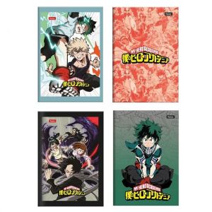 Caderno Brochura Universitário (Grande) 80 Folhas Capa Dura My Hero Academia 4070231 Foroni - Envio de Capas Conforme Disponibilidade do Estoque