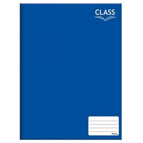 Caderno Brochura Universitário (Grande) 96 Folhas Capa Dura Azul 3589268 Foroni