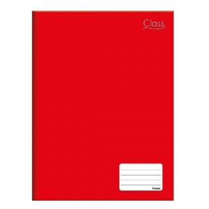 Caderno Brochura Universitário (Grande) 96 Folhas Capa Dura Vermelho 3589250 Foroni