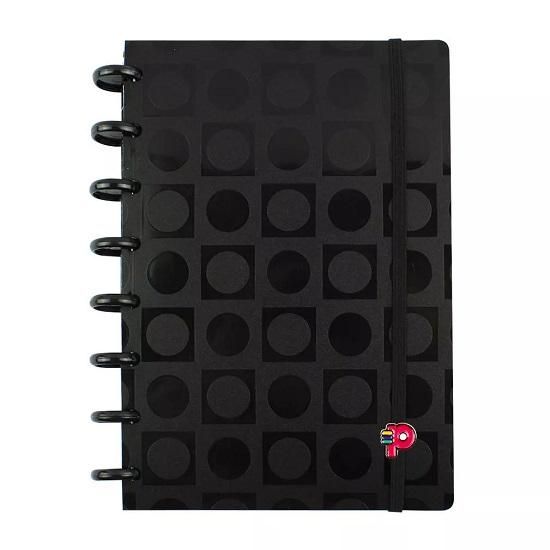 Caderno Bubble A5 Black Pop Disc