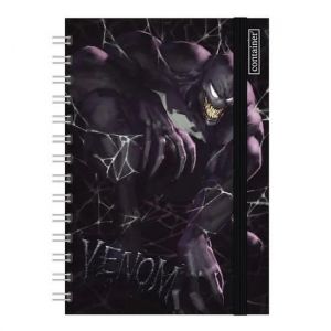 Caderno Bullet Journal Colegial (Médio) 80 Folhas Capa Dura Container Venom Dmw