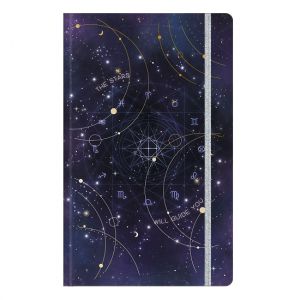 Caderno Costurado Capa Dura Pontilhado Fitto G 80 Folhas Magic Tilibra - Envio de Capas Conforme Disponibilidade do Estoque