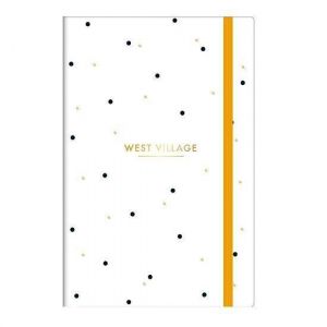 Caderno Costurado Capa Dura Sem Pauta Fitto M 80 Folhas West Village Tilibra - Envio de Capas Conforme Disponibilidade do Estoque