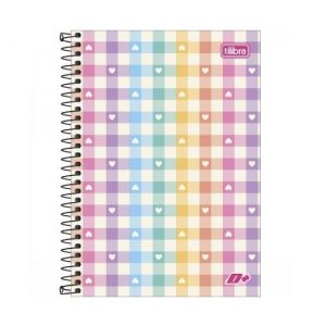 Caderno Espiral 1/4 (Pequeno) 200 Folhas Capa Dura Mais Tilibra -  Envio de Capas Conforme Disponibilidade do Estoque