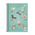 Caderno Espiral 1/4 (Pequeno) 80 Folhas Capa Dura Pepper Tilibra - Envio de Capas Conforme Disponibilidade do Estoque