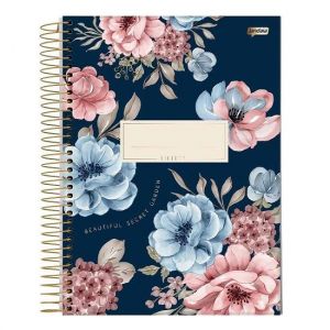 Caderno Espiral 1/4 (Pequeno) 80 Folhas Capa Dura Liberty Jandaia - Envio de Capas Conforme Disponibilidade do Estoque