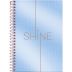 Caderno Espiral 1/4 (Pequeno) 80 Folhas Capa Dura Shine 3166022 Foroni - Envio de Capas Conforme Disponibilidade do Estoque