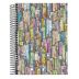 Caderno Espiral 1/4 (Pequeno) Capa Dura 80 Folhas Flow Jandaia - Envio de Capas Conforme Disponibilidade do Estoque