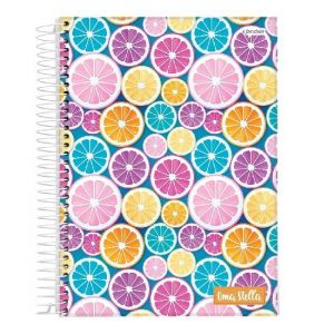 Caderno Espiral 1/4 (Pequeno) 80 Folhas Capa Dura Stella Jandaia - Envio de Capas Conforme Disponibilidade do Estoque