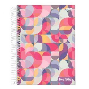 Caderno Espiral 1/4 (Pequeno) 80 Folhas Capa Dura Stella Jandaia - Envio de Capas Conforme Disponibilidade do Estoque