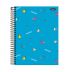 Caderno Espiral Universitário (Grande) 10 Matérias 200 Folhas Capa Dura Fortnite Foroni - Envio de Capas Conforme Disponibilidade do Estoque